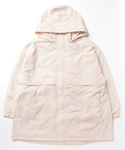 STYLEBLOCK（スタイルブロック）の「ワッシャ―タフタ中綿コート（ダウンジャケット/コート・レディース・ブルー/ブラック/アイボリー/カーキ・FREE）」の7枚目の写真