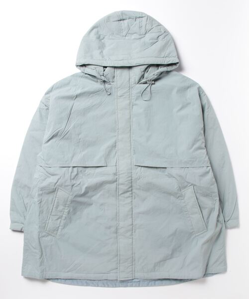 STYLEBLOCK（スタイルブロック）の「ワッシャ―タフタ中綿コート（ダウンジャケット/コート・レディース・ブルー/ブラック/アイボリー/カーキ・FREE）」の9枚目の写真