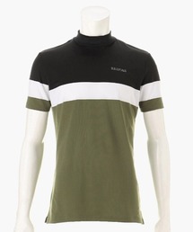 BRIEFING | 【ブリーフィングゴルフ】MENS PANEL STRIPE HIGH NECK(ポロシャツ)