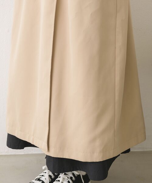 RETRO GIRL(レトロガール)の「スタンド2WAYトレンチコート(トレンチコート・レディース・ライトベージュ/ナチュラル・FREE)」の11枚目の写真