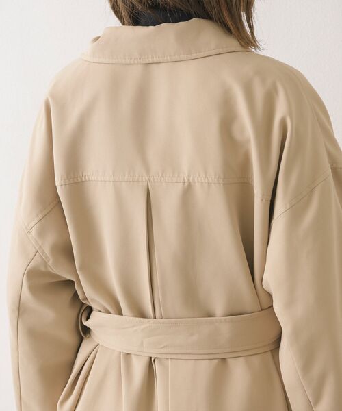 RETRO GIRL(レトロガール)の「スタンド2WAYトレンチコート(トレンチコート・レディース・ライトベージュ/ナチュラル・FREE)」の14枚目の写真