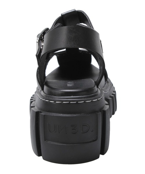 UN3D.（アンスリード）の「UN3D./アンスリード/UN3D. SOLE GURKHA SANDAL（サンダル・レディース・ブラック・36/37/38）」の3枚目の写真