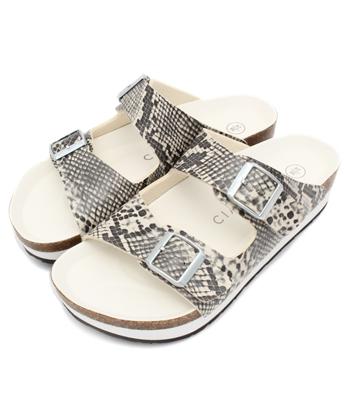 CIAOPANIC TYPY（チャオパニックティピー）の「ベルトフラットサンダル（サンダル・レディース・シルバー/その他23/ブラック/ホワイト・36/37/38）」の4枚目の写真