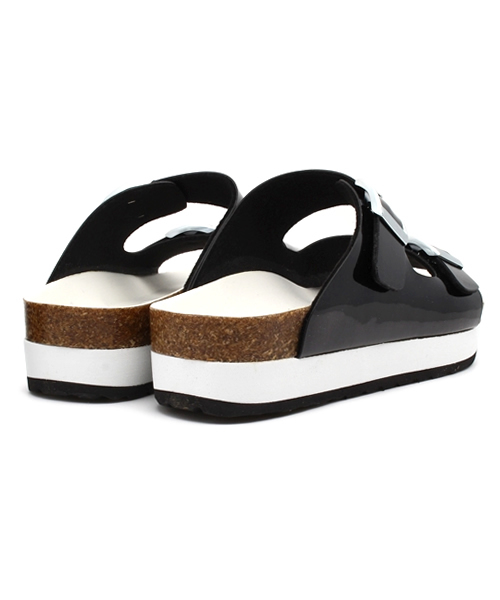 CIAOPANIC TYPY（チャオパニックティピー）の「ベルトフラットサンダル（サンダル・レディース・シルバー/その他23/ブラック/ホワイト・36/37/38）」の7枚目の写真