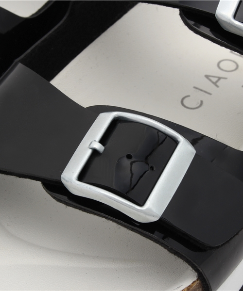 CIAOPANIC TYPY（チャオパニックティピー）の「ベルトフラットサンダル（サンダル・レディース・シルバー/その他23/ブラック/ホワイト・36/37/38）」の12枚目の写真