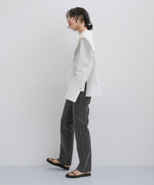 ADAM ET ROPE'（アダムエロペ）の「ナロークロスストラップスポサン（サンダル・レディース・オフホワイト/ブラック・36/37/38）」の5枚目の写真