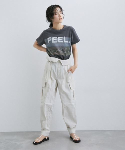 ADAM ET ROPE'（アダムエロペ）の「ナロークロスストラップスポサン（サンダル・レディース・オフホワイト/ブラック・36/37/38）」の7枚目の写真