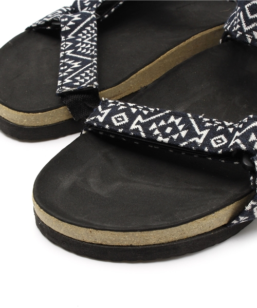 チャイハネ（チャイハネ）の「【チャイハネ】オーリィーMEN'Sサンダル（サンダル・メンズ・ブラック/カラフル/ウッドランド・FREE）」の7枚目の写真