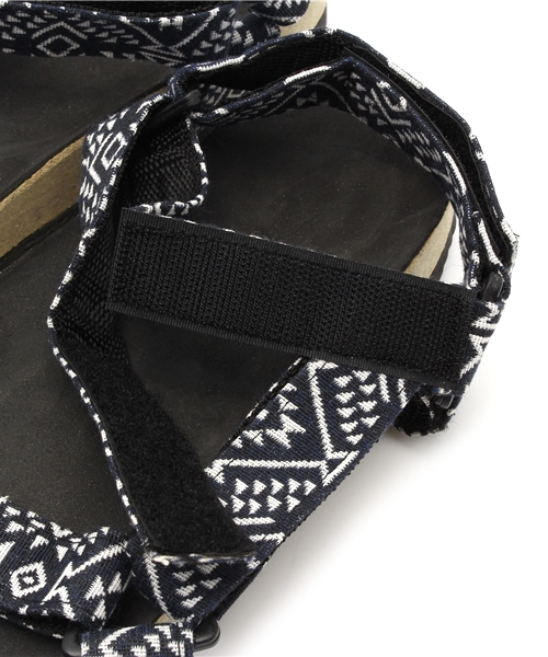 チャイハネ（チャイハネ）の「【チャイハネ】オーリィーMEN'Sサンダル（サンダル・メンズ・ブラック/カラフル/ウッドランド・FREE）」の8枚目の写真