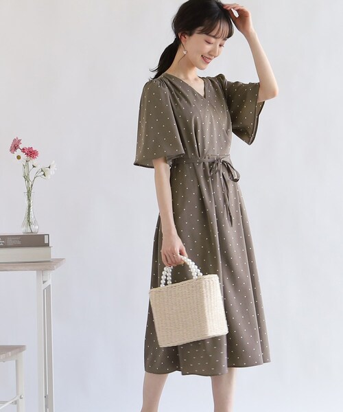 couture brooch（クチュールブローチ）の「◇ドット柄カシュクール