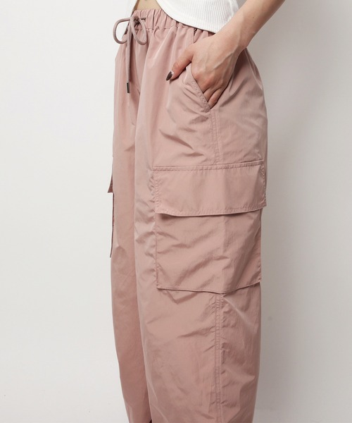 SPIRALGIRL（スパイラルガール）の「ドロストワイドカーゴパンツ（その他パンツ・レディース・ブラック/ホワイト/ピンク・FREE）」の19枚目の写真
