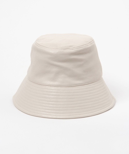 LOWRYS FARM(ローリーズファーム)の「バケットハット 191374(ハット・レディース・ブラック/ブラウン/アイボリー/ブラック系その他/オフホワイト/ブラウン系その他/ブラック系その他2・FREE)」の1枚目の写真