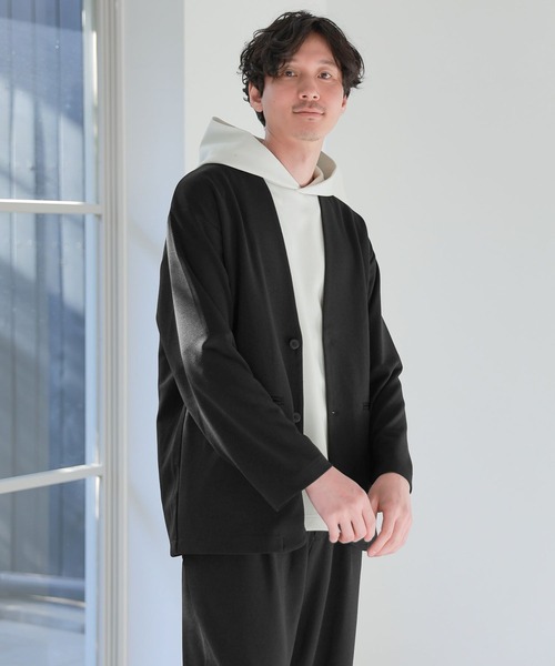 GLOBAL WORK(グローバルワーク)の「ライトクッションCOOLパーカー/半袖/163731(パーカー・メンズ・ライトグレー/ホワイト系その他2/グリーン・MEDIUM/SMALL/X-LARGE/LARGE)」の9枚目の写真