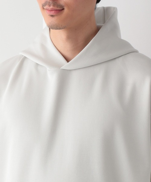 GLOBAL WORK(グローバルワーク)の「ライトクッションCOOLパーカー/半袖/163731(パーカー・メンズ・ライトグレー/ホワイト系その他2/グリーン・MEDIUM/SMALL/X-LARGE/LARGE)」の21枚目の写真