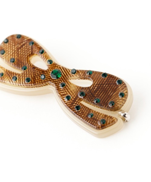 Casselini（キャセリーニ）の「Casselini(キャセリーニ)アクリルへアピン（バレッタ/ヘアクリップ・レディース・アイボリー/ブラウン・FREE）」の8枚目の写真