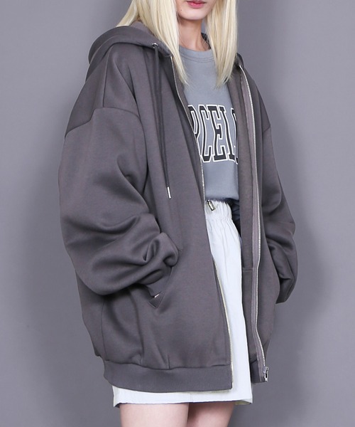 Figments（フィグメンツ）の「BARCELONAロンT（Tシャツ/カットソー・レディース・ダークグレー/ブラック・FREE）」の9枚目の写真