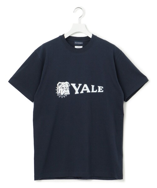 J.PRESS YORK STREET（ジェイプレスヨークストリート）の「【UNISEX】YALE × J.PRESS YORK STREET コラボTシャツ（Tシャツ/カットソー・メンズ・ホワイト系/ダルブルー系/ネイビー系/ライトグレー系・MEDIUM/LARGE/SMALL）」の3枚目の写真