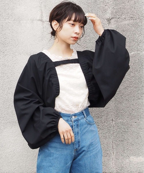 tiptop（ティップトップ）の「前後2wayボレロブラウス（カーディガン