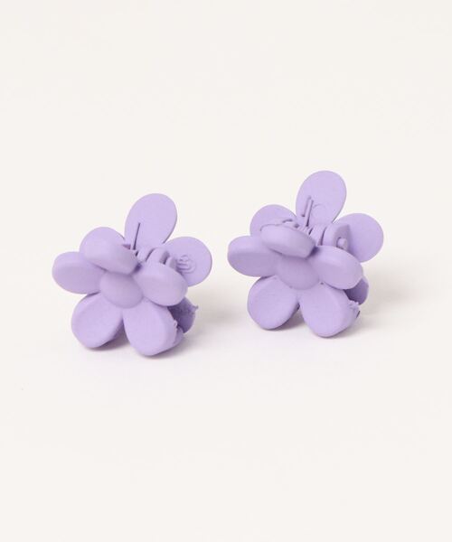 bibmilk(ビブミルク)の「BIBMILK FLOWER 2P CLIP VIVID(バレッタ/ヘアクリップ・キッズ・フューシャピンク/レッド/イエロー/パープル/グリーン/ラベンダー/ブルー/ダークグリーン/ピンク/オレンジ・ONE SIZE)」の6枚目の写真