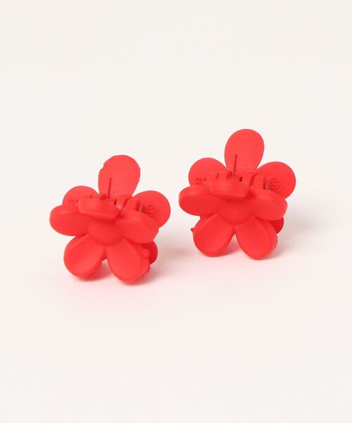 bibmilk(ビブミルク)の「BIBMILK FLOWER 2P CLIP VIVID(バレッタ/ヘアクリップ・キッズ・フューシャピンク/レッド/イエロー/パープル/グリーン/ラベンダー/ブルー/ダークグリーン/ピンク/オレンジ・ONE SIZE)」の9枚目の写真