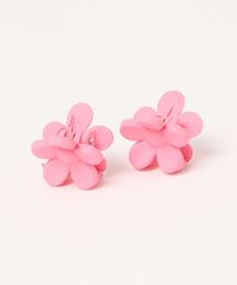 BIBMILK FLOWER 2P CLIP VIVID