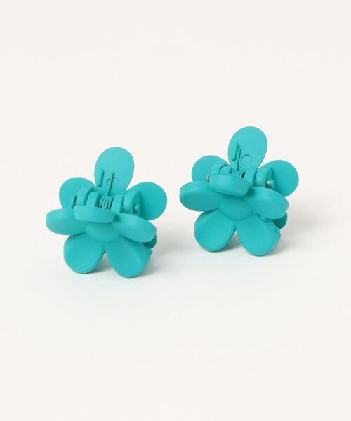 bibmilk(ビブミルク)の「BIBMILK FLOWER 2P CLIP VIVID(バレッタ/ヘアクリップ・キッズ・フューシャピンク/レッド/イエロー/パープル/グリーン/ラベンダー/ブルー/ダークグリーン/ピンク/オレンジ・ONE SIZE)」の3枚目の写真