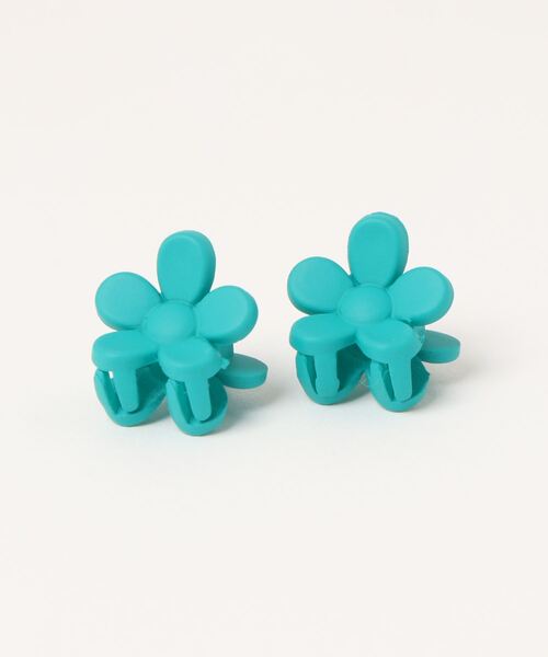 bibmilk(ビブミルク)の「BIBMILK FLOWER 2P CLIP VIVID(バレッタ/ヘアクリップ・キッズ・フューシャピンク/レッド/イエロー/パープル/グリーン/ラベンダー/ブルー/ダークグリーン/ピンク/オレンジ・ONE SIZE)」の11枚目の写真