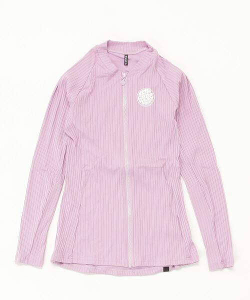 【セール】【RIPCURL（リップカール）】レディース長袖ラッシュガード UPF 50+ PREMIUM SURF ZIP THRU LS UV（ラッシュガード）｜RIP CURL（リップカール）