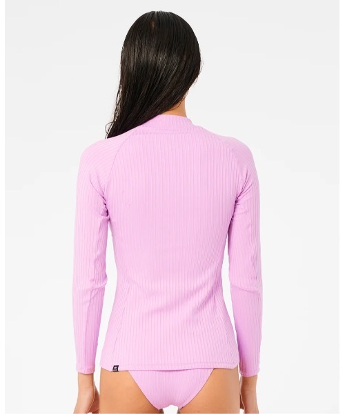 【セール】【RIPCURL（リップカール）】レディース長袖ラッシュガード UPF 50+ PREMIUM SURF ZIP THRU LS UV（ラッシュガード）｜RIP CURL（リップカール）