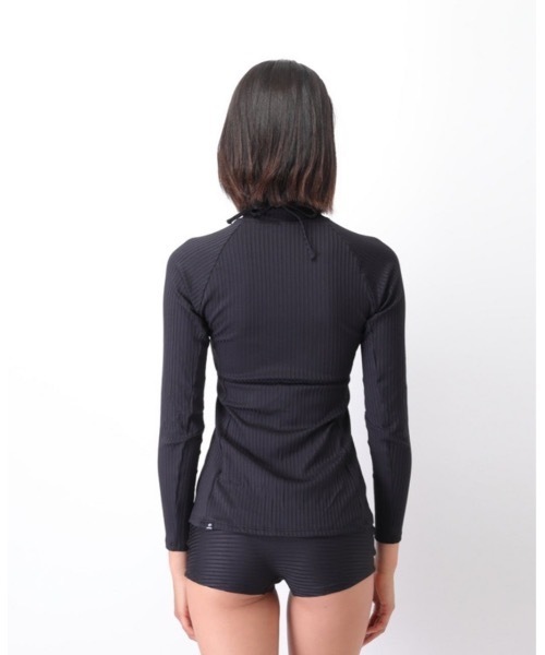 【セール】【RIPCURL（リップカール）】レディース長袖ラッシュガード UPF 50+ PREMIUM SURF ZIP THRU LS UV（ラッシュガード）｜RIP CURL（リップカール）