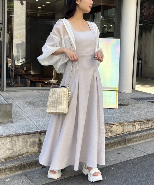 one after another NICE CLAUP（ワンアフターアナザーナイスクラップ）の「新色追加/シアーボリュームショートマウンテンパーカー（マウンテンパーカー・レディース・オフホワイト/アイボリー/グレイッシュベージュ/ミント・FREE）」の9枚目の写真