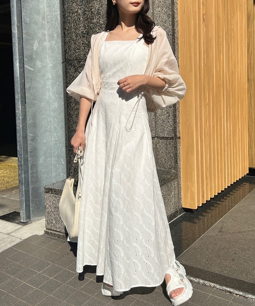 one after another NICE CLAUP（ワンアフターアナザーナイスクラップ）の「新色追加/シアーボリュームショートマウンテンパーカー（マウンテンパーカー・レディース・オフホワイト/アイボリー/グレイッシュベージュ/ミント・FREE）」の12枚目の写真