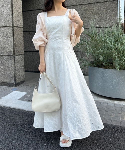 one after another NICE CLAUP（ワンアフターアナザーナイスクラップ）の「新色追加/シアーボリュームショートマウンテンパーカー（マウンテンパーカー・レディース・オフホワイト/アイボリー/グレイッシュベージュ/ミント・FREE）」の13枚目の写真