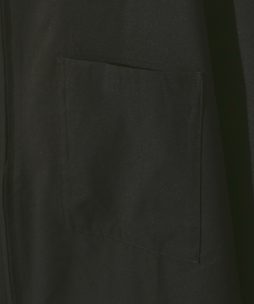 AH ABAHOUSE（エーエイチアバハウス）の「【AH ABAHOUSE/ セットアップ対応】Aero Fabric / 2WAY 半袖 ジップ シャツブルゾン（ブルゾン・メンズ・ブラック/グレイッシュベージュ・46/48）」の10枚目の写真