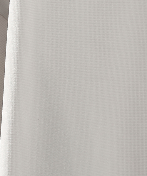 AH ABAHOUSE（エーエイチアバハウス）の「【AH ABAHOUSE/ セットアップ対応】Aero Fabric / 2WAY 半袖 ジップ シャツブルゾン（ブルゾン・メンズ・ブラック/グレイッシュベージュ・46/48）」の4枚目の写真