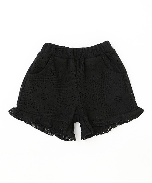 petit main(プティマイン)の「【リンク】レースショートパンツ(キッズ)(その他パンツ・キッズ・オフホワイト/ブラック・100cm/110cm/130cm/80cm/120cm/90cm)」の2枚目の写真
