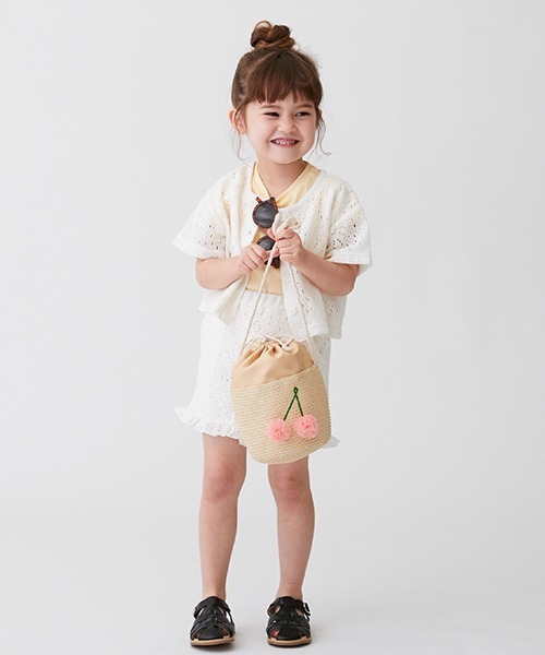 petit main(プティマイン)の「【リンク】レースショートパンツ(キッズ)(その他パンツ・キッズ・オフホワイト/ブラック・100cm/110cm/130cm/80cm/120cm/90cm)」の16枚目の写真