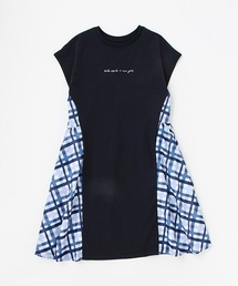 kate spade new york kids（ケイトスペードニューヨーク）の「ガールズ ペインタープレイドドッキングワンピース（ワンピース・キッズ）」