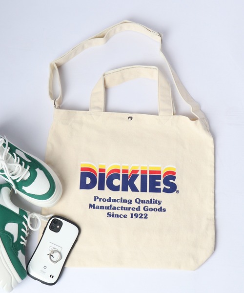 Dickies(ディッキーズ)の「Dickies カラープリント 2WAYトートバッグ(トートバッグ・メンズ・ミント/ネイビー/オレンジ/マルチ・FREE)」の3枚目の写真