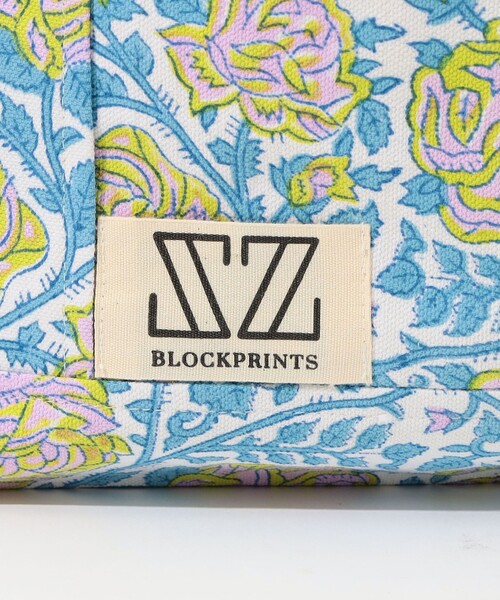 SZ Blockprints(エスゼットブロックプリント)の「SZ BLOCKPRINTS プリントトート(トートバッグ・レディース・ブルー系その他・FREE)」の2枚目の写真