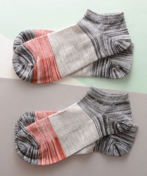 TONE SELECT GOODS（トーンセレクトグッズ）の「【urge select】 〈単色/2足セット〉 メンズ ショート丈 ソックス　甲メッシュ　【接触冷感加工】（ソックス/靴下・メンズ・C/D/E/F/A/H/B/G/I・FREE）」の8枚目の写真