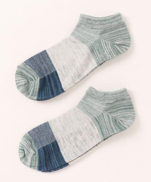 TONE SELECT GOODS（トーンセレクトグッズ）の「【urge select】 〈単色/2足セット〉 メンズ ショート丈 ソックス　甲メッシュ　【接触冷感加工】（ソックス/靴下・メンズ・C/D/E/F/A/H/B/G/I・FREE）」の12枚目の写真