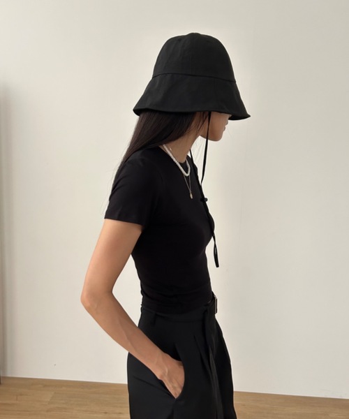 Didot.showroom(ディドット ショールーム)の「【DIDOT.】ナイロンサファリハット(ハット・レディース・クリーム/ブラック/ベージュ・FREE)」の9枚目の写真