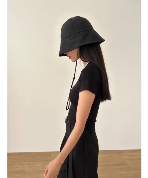 Didot.showroom(ディドット ショールーム)の「【DIDOT.】ナイロンサファリハット(ハット・レディース・クリーム/ブラック/ベージュ・FREE)」の10枚目の写真