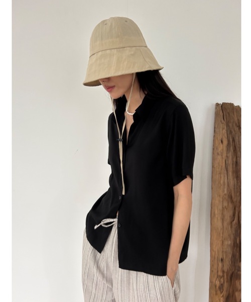 Didot.showroom(ディドット ショールーム)の「【DIDOT.】ナイロンサファリハット(ハット・レディース・クリーム/ブラック/ベージュ・FREE)」の15枚目の写真