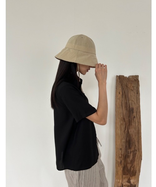 Didot.showroom(ディドット ショールーム)の「【DIDOT.】ナイロンサファリハット(ハット・レディース・クリーム/ブラック/ベージュ・FREE)」の16枚目の写真