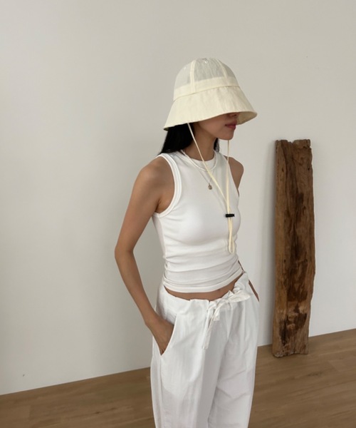 Didot.showroom(ディドット ショールーム)の「【DIDOT.】ナイロンサファリハット(ハット・レディース・クリーム/ブラック/ベージュ・FREE)」の22枚目の写真