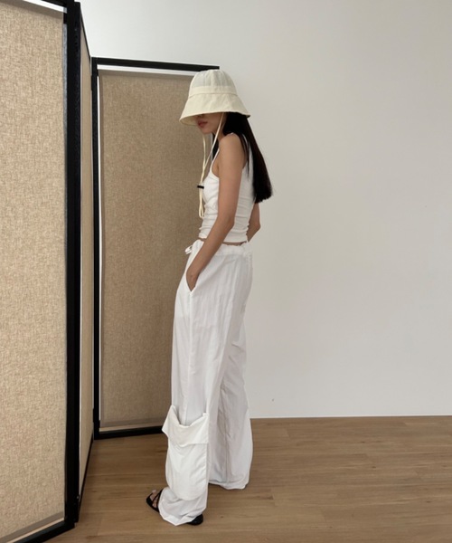 Didot.showroom(ディドット ショールーム)の「【DIDOT.】ナイロンサファリハット(ハット・レディース・クリーム/ブラック/ベージュ・FREE)」の20枚目の写真