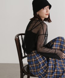 N.（N. Natural Beauty Basic） | ◆ダブルチュールトップ(シャツ/ブラウス)