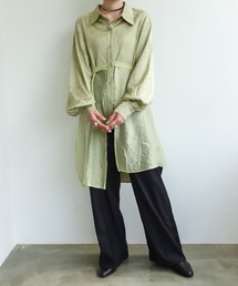 sahara | Switching Long Shirt(シャツ/ブラウス)